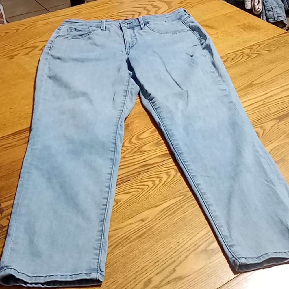 NYDJ Jeans Womens 8P BLUE MARGOT GIRLFRIEND Summer Spring Denim Used